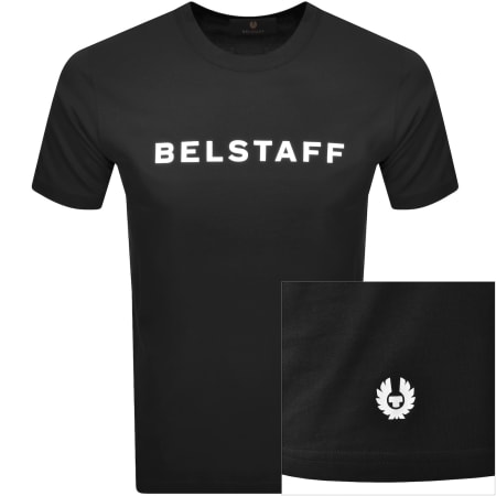 Belstaff Featherweight Logo T Shirt Black | Mainline Menswear